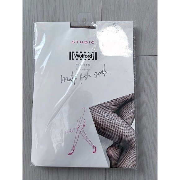 Wolford 19252 Studio Tights Lavish Fishnet Honey ( S )